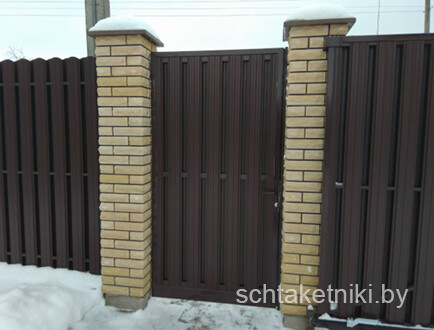 металлический штакетник минск